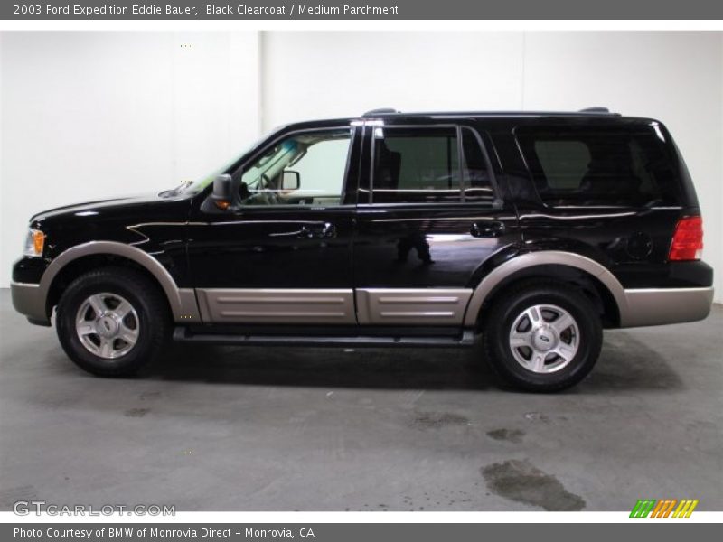 Black Clearcoat / Medium Parchment 2003 Ford Expedition Eddie Bauer