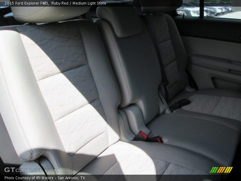 Ruby Red / Medium Light Stone 2015 Ford Explorer FWD