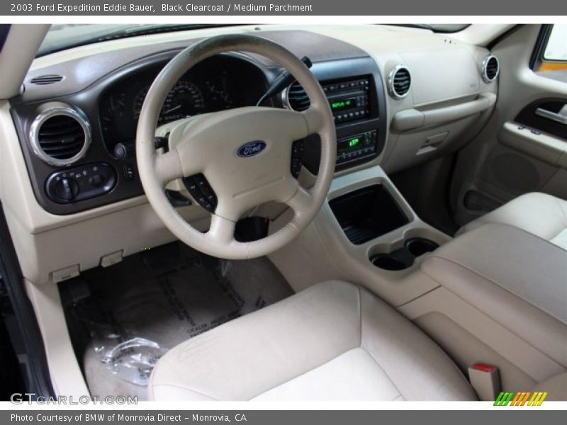 Black Clearcoat / Medium Parchment 2003 Ford Expedition Eddie Bauer