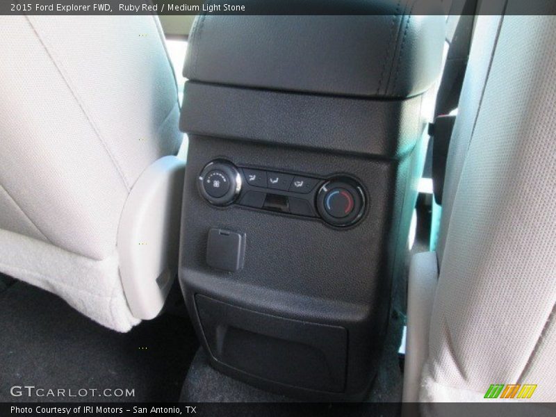 Ruby Red / Medium Light Stone 2015 Ford Explorer FWD