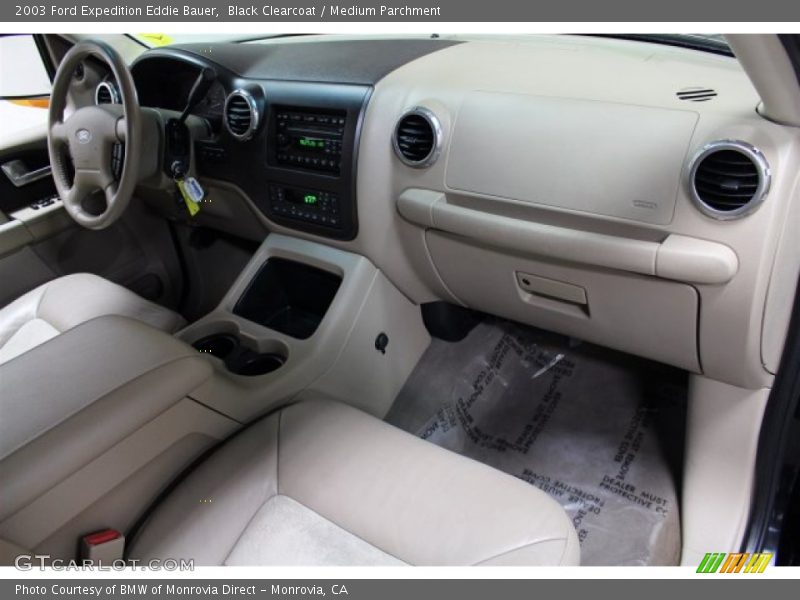 Black Clearcoat / Medium Parchment 2003 Ford Expedition Eddie Bauer