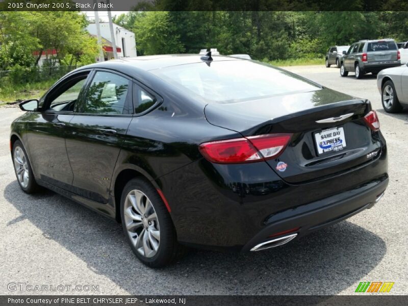 Black / Black 2015 Chrysler 200 S