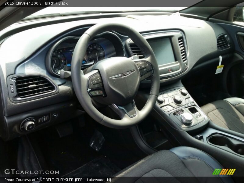 Black / Black 2015 Chrysler 200 S