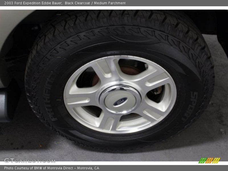 Black Clearcoat / Medium Parchment 2003 Ford Expedition Eddie Bauer