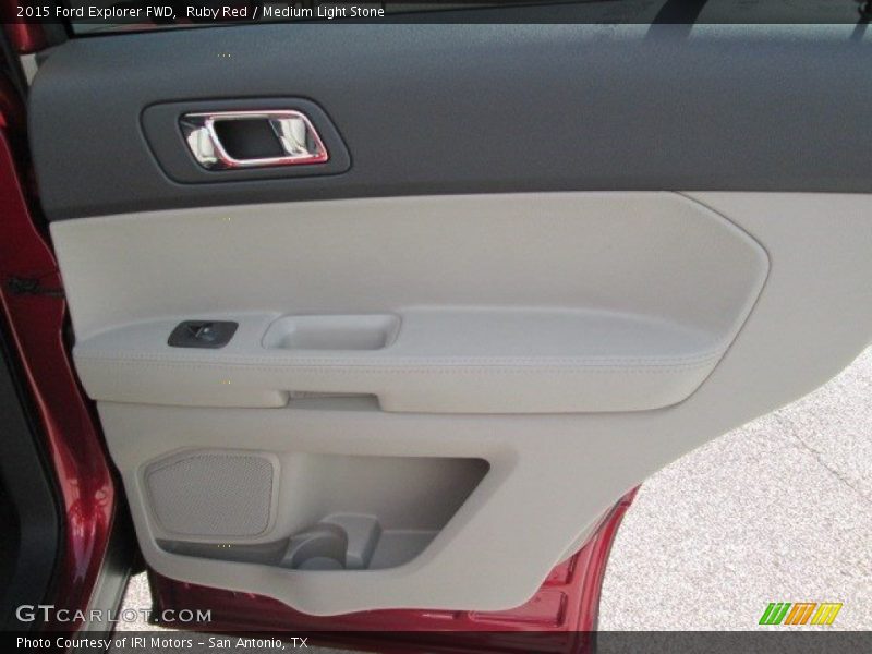 Ruby Red / Medium Light Stone 2015 Ford Explorer FWD