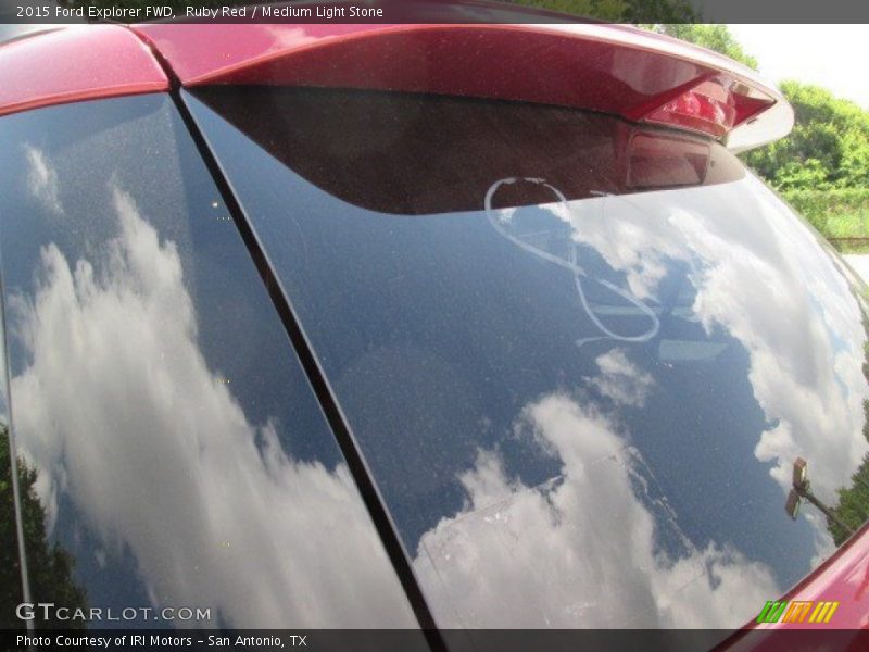 Ruby Red / Medium Light Stone 2015 Ford Explorer FWD