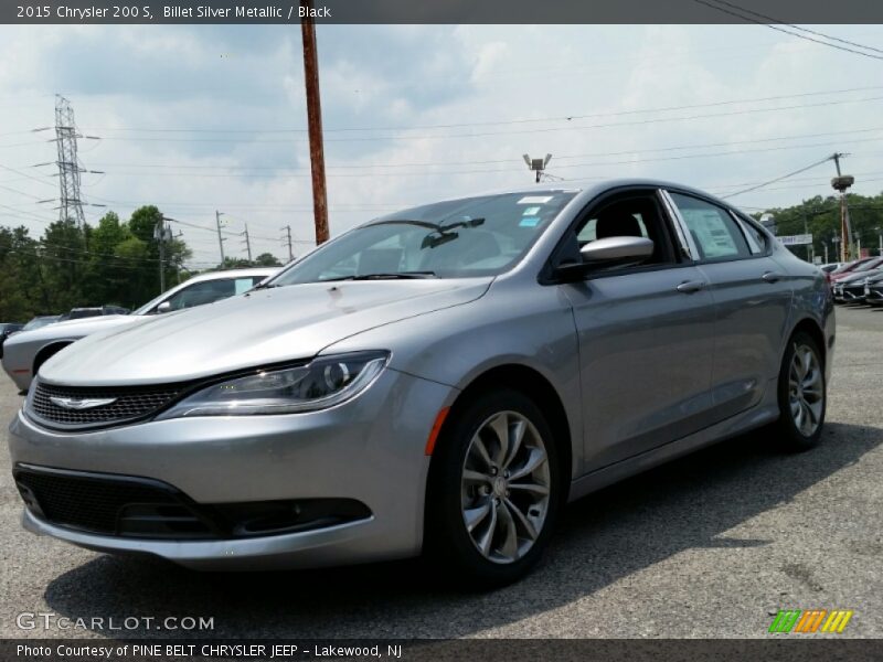 Billet Silver Metallic / Black 2015 Chrysler 200 S