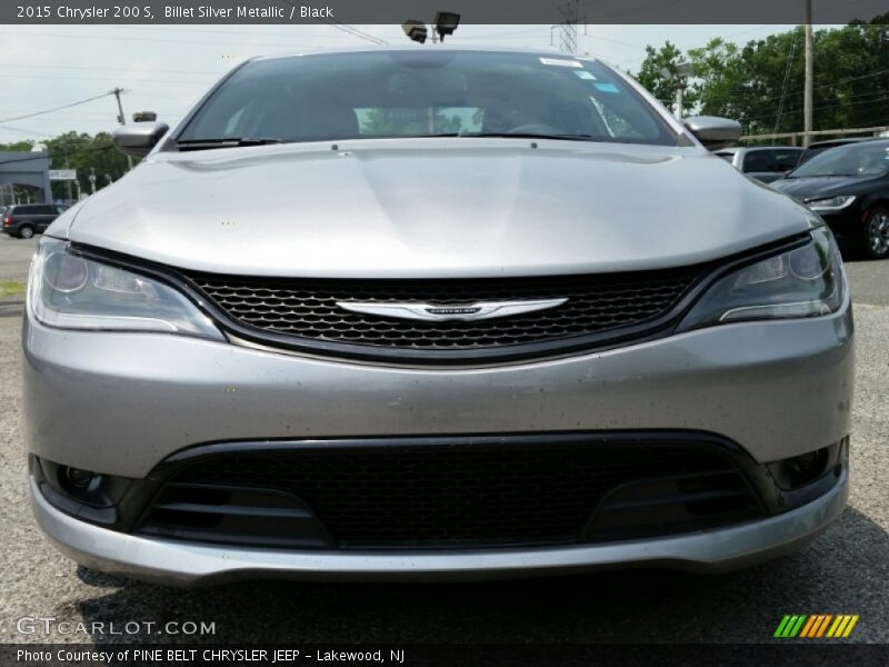 Billet Silver Metallic / Black 2015 Chrysler 200 S