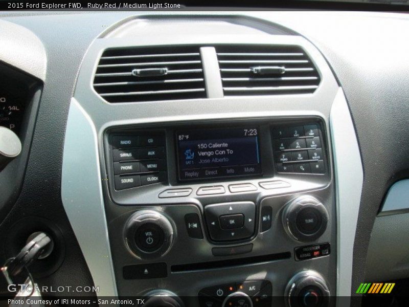 Ruby Red / Medium Light Stone 2015 Ford Explorer FWD
