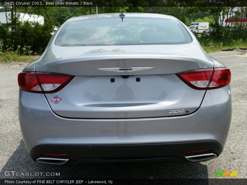 Billet Silver Metallic / Black 2015 Chrysler 200 S