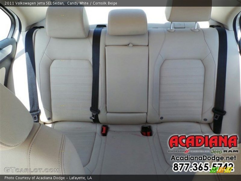 Candy White / Cornsilk Beige 2011 Volkswagen Jetta SEL Sedan
