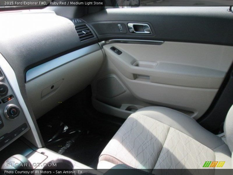 Ruby Red / Medium Light Stone 2015 Ford Explorer FWD