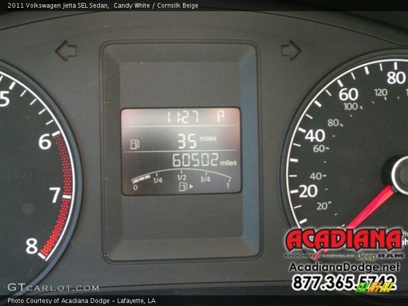 Candy White / Cornsilk Beige 2011 Volkswagen Jetta SEL Sedan