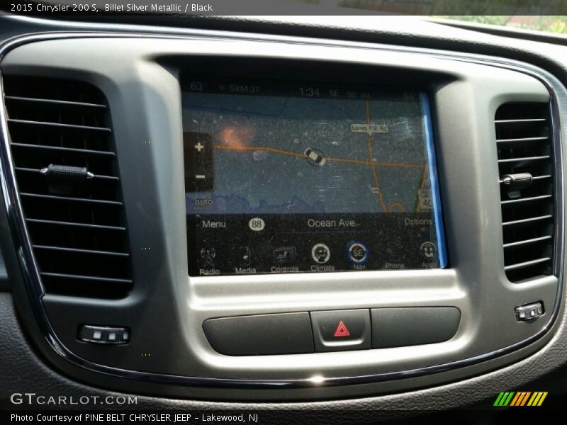 Billet Silver Metallic / Black 2015 Chrysler 200 S