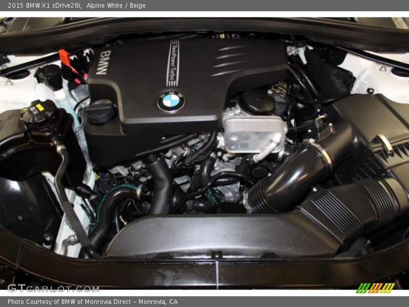 Alpine White / Beige 2015 BMW X1 sDrive28i