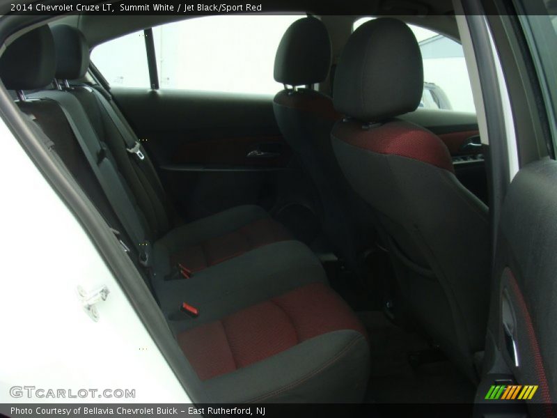 Summit White / Jet Black/Sport Red 2014 Chevrolet Cruze LT