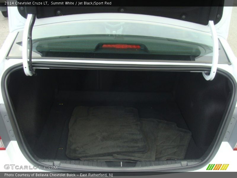 Summit White / Jet Black/Sport Red 2014 Chevrolet Cruze LT