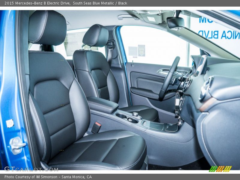 South Seas Blue Metallic / Black 2015 Mercedes-Benz B Electric Drive