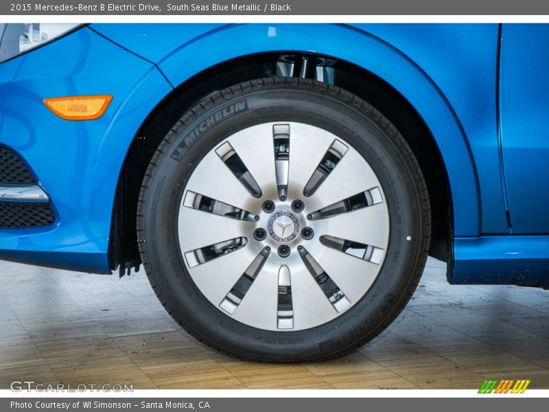 South Seas Blue Metallic / Black 2015 Mercedes-Benz B Electric Drive