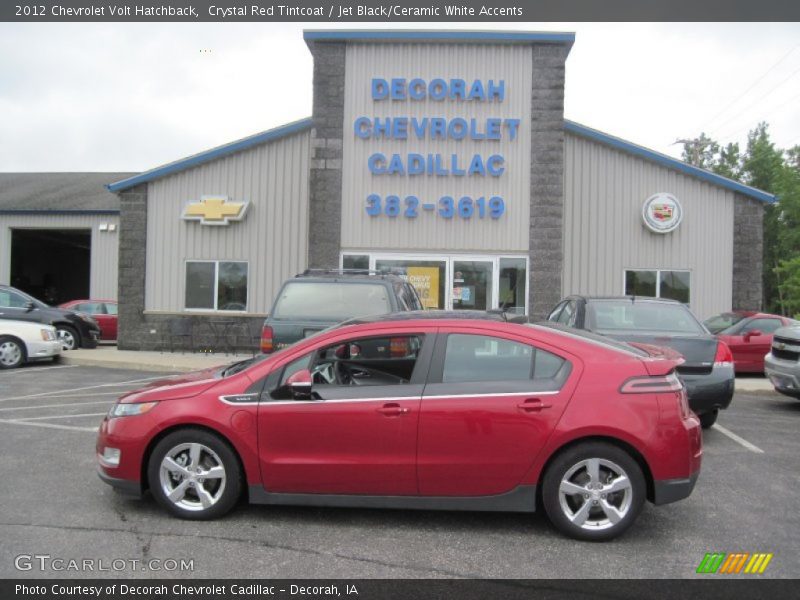 Crystal Red Tintcoat / Jet Black/Ceramic White Accents 2012 Chevrolet Volt Hatchback
