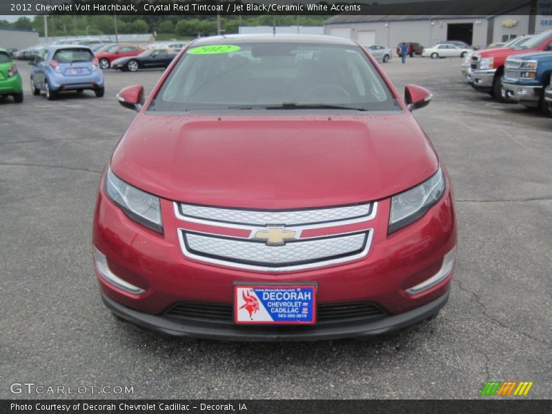 Crystal Red Tintcoat / Jet Black/Ceramic White Accents 2012 Chevrolet Volt Hatchback