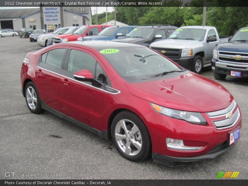 Crystal Red Tintcoat / Jet Black/Ceramic White Accents 2012 Chevrolet Volt Hatchback