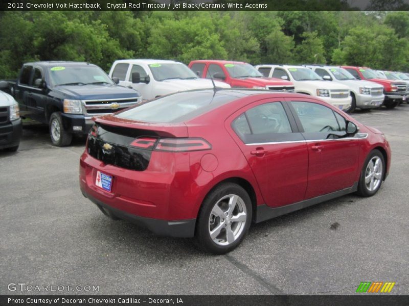 Crystal Red Tintcoat / Jet Black/Ceramic White Accents 2012 Chevrolet Volt Hatchback