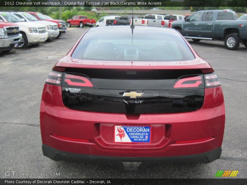Crystal Red Tintcoat / Jet Black/Ceramic White Accents 2012 Chevrolet Volt Hatchback