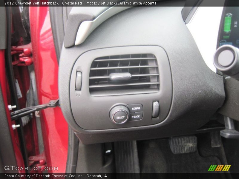 Crystal Red Tintcoat / Jet Black/Ceramic White Accents 2012 Chevrolet Volt Hatchback