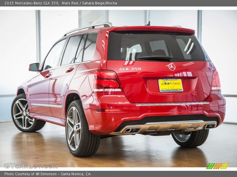 Mars Red / Sahara Beige/Mocha 2015 Mercedes-Benz GLK 350