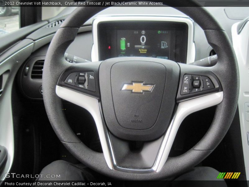 Crystal Red Tintcoat / Jet Black/Ceramic White Accents 2012 Chevrolet Volt Hatchback