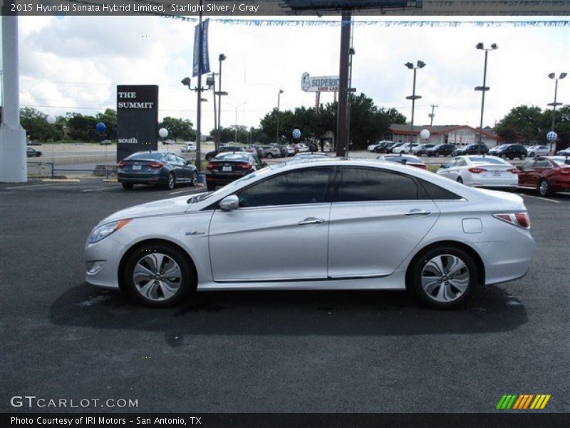 Starlight Silver / Gray 2015 Hyundai Sonata Hybrid Limited