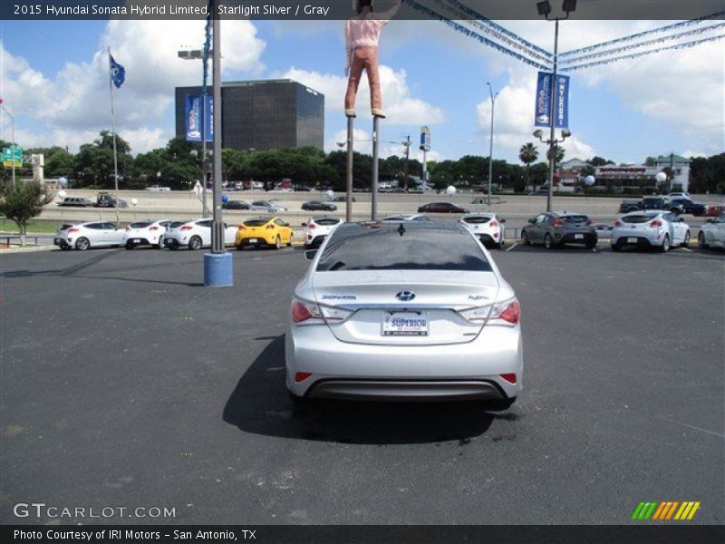 Starlight Silver / Gray 2015 Hyundai Sonata Hybrid Limited