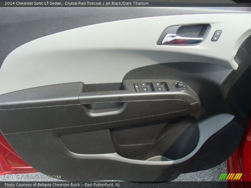 Crystal Red Tintcoat / Jet Black/Dark Titanium 2014 Chevrolet Sonic LT Sedan