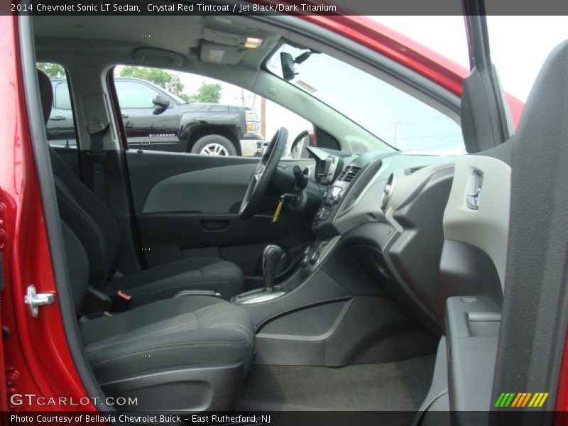Crystal Red Tintcoat / Jet Black/Dark Titanium 2014 Chevrolet Sonic LT Sedan