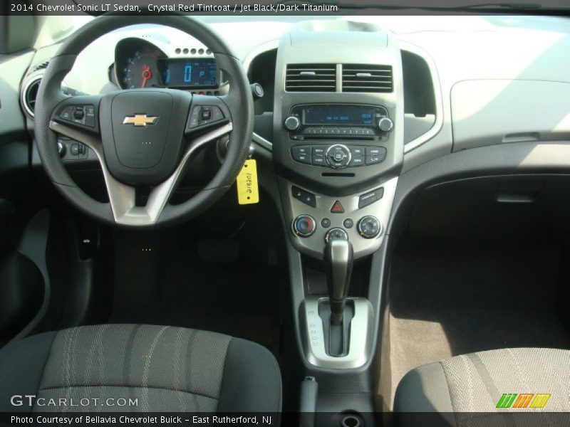 Crystal Red Tintcoat / Jet Black/Dark Titanium 2014 Chevrolet Sonic LT Sedan