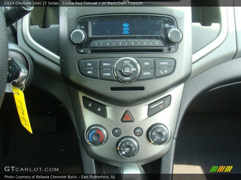 Crystal Red Tintcoat / Jet Black/Dark Titanium 2014 Chevrolet Sonic LT Sedan