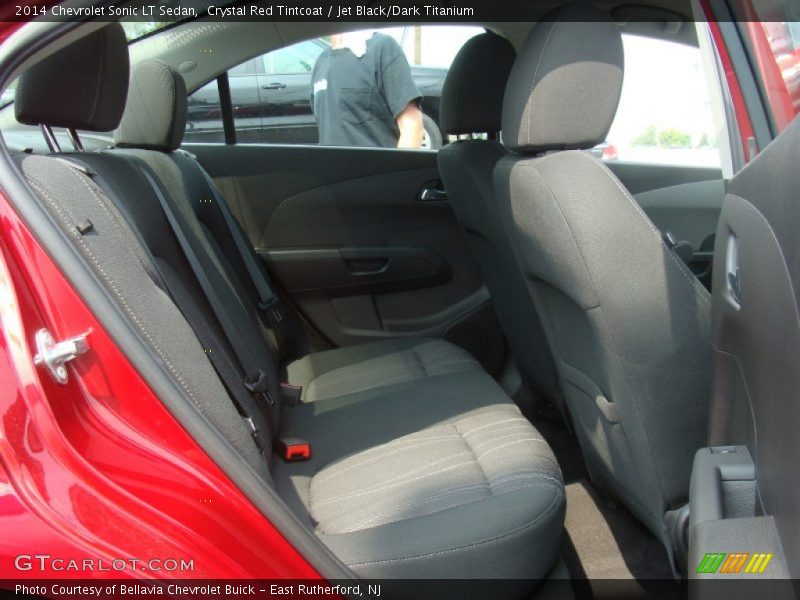 Crystal Red Tintcoat / Jet Black/Dark Titanium 2014 Chevrolet Sonic LT Sedan