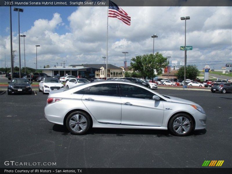 Starlight Silver / Gray 2015 Hyundai Sonata Hybrid Limited