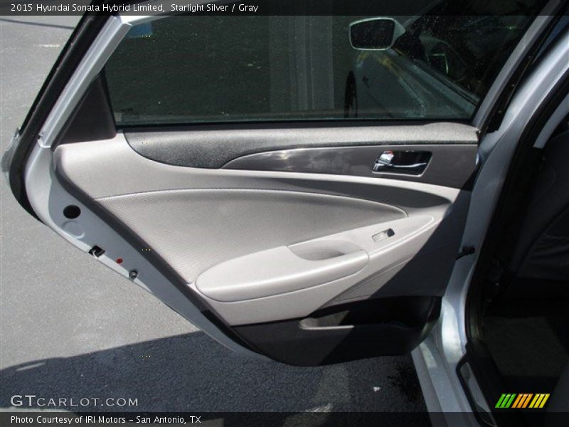 Starlight Silver / Gray 2015 Hyundai Sonata Hybrid Limited
