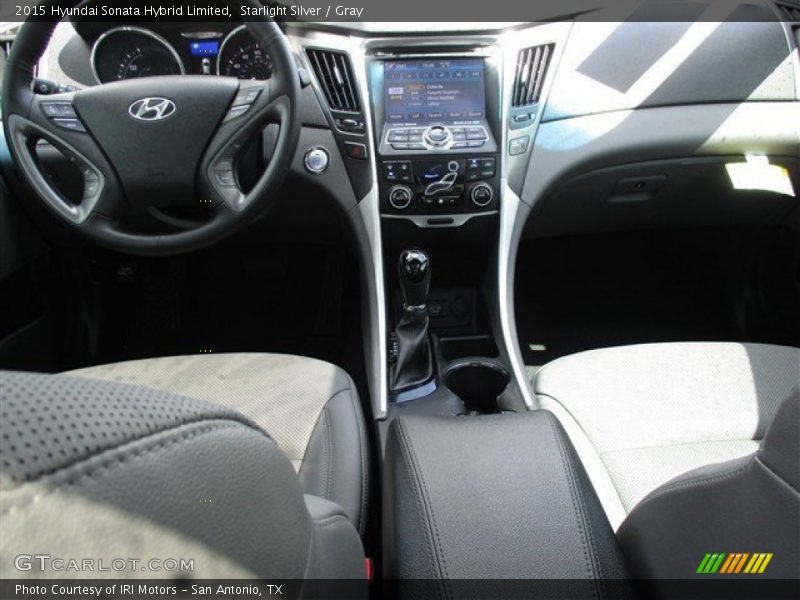 Starlight Silver / Gray 2015 Hyundai Sonata Hybrid Limited