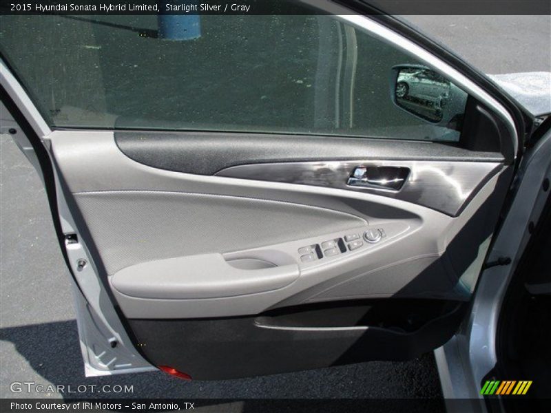 Starlight Silver / Gray 2015 Hyundai Sonata Hybrid Limited