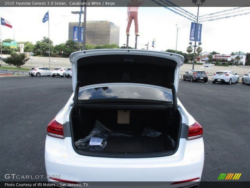 Casablanca White / Beige 2015 Hyundai Genesis 3.8 Sedan