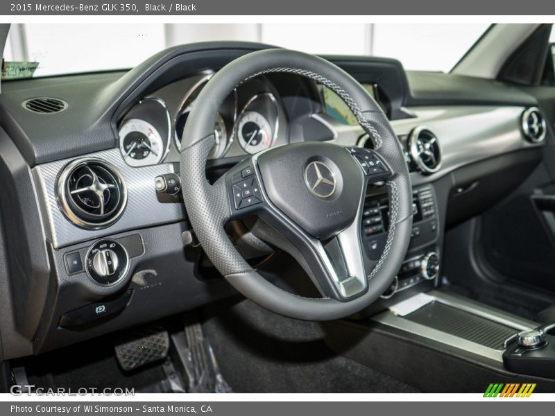 Black / Black 2015 Mercedes-Benz GLK 350