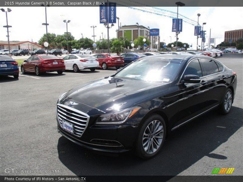 Caspian Black / Black 2015 Hyundai Genesis 3.8 Sedan