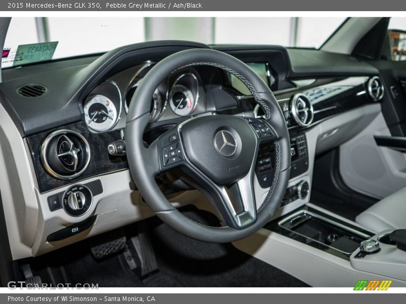 Pebble Grey Metallic / Ash/Black 2015 Mercedes-Benz GLK 350