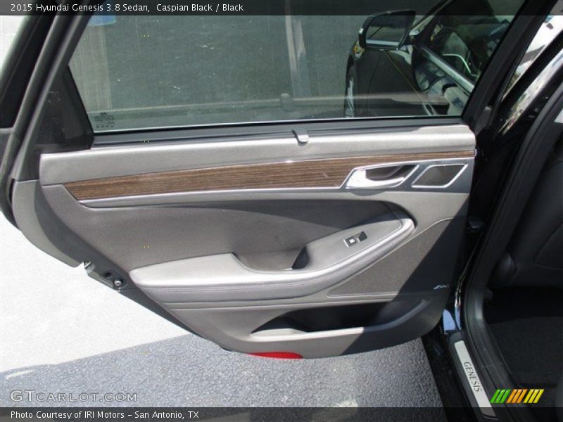 Caspian Black / Black 2015 Hyundai Genesis 3.8 Sedan