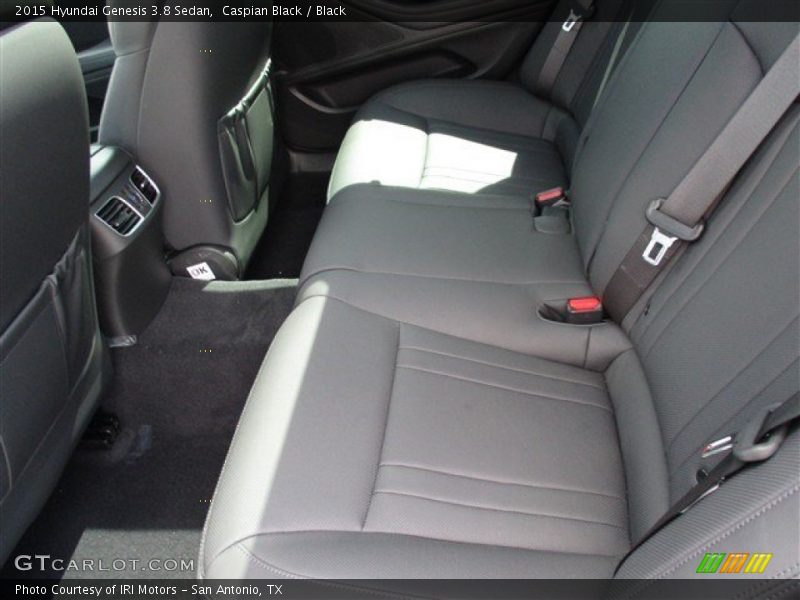 Caspian Black / Black 2015 Hyundai Genesis 3.8 Sedan