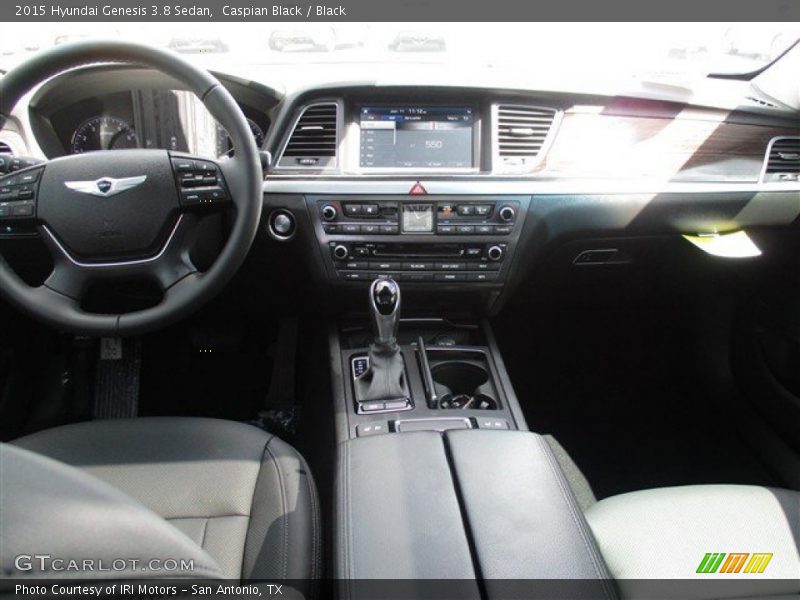Caspian Black / Black 2015 Hyundai Genesis 3.8 Sedan