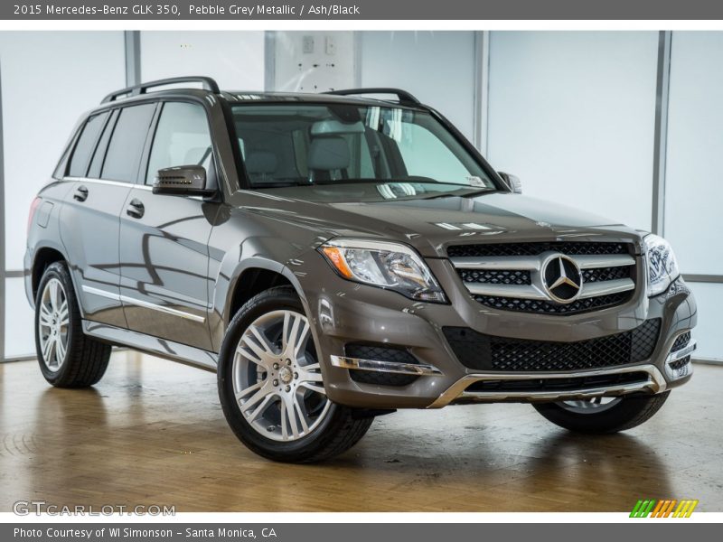 Pebble Grey Metallic / Ash/Black 2015 Mercedes-Benz GLK 350